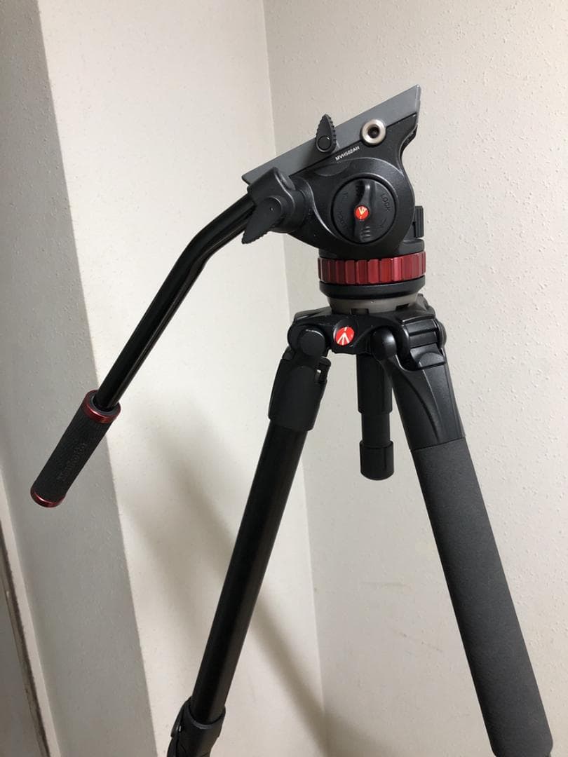 【期間限定再値下げ】マンフロットMVT535AQ三脚、MVH502AHビデオ雲台