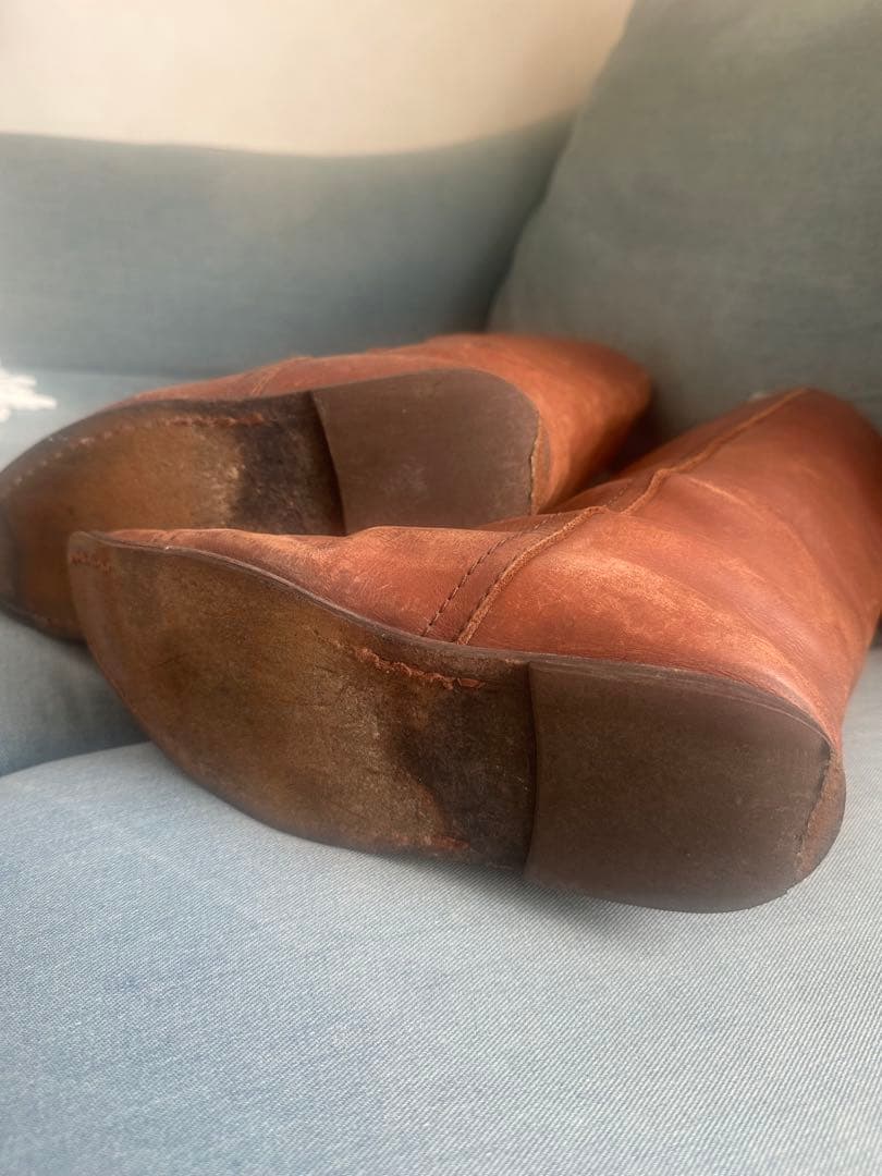 希少zuccaズッカ初代ナウシカブーツ　パンツブーツ　ルーズ　ブラウンMサイズ