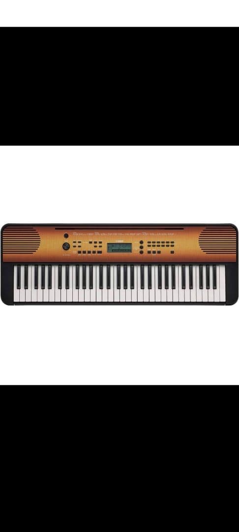 ヤマハ ポータブルキーボード 61鍵盤 メイプル調 PSR-E360MA