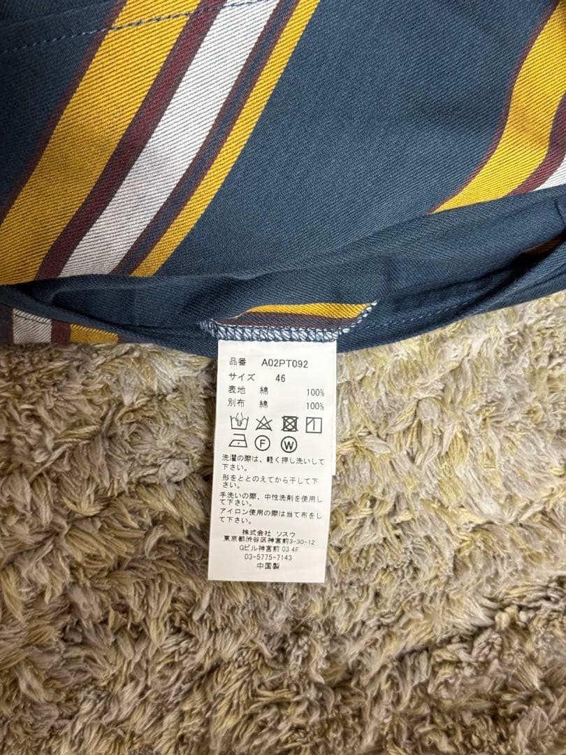 MIHARA YASUHIRO ドッキングハーフパンツ 46