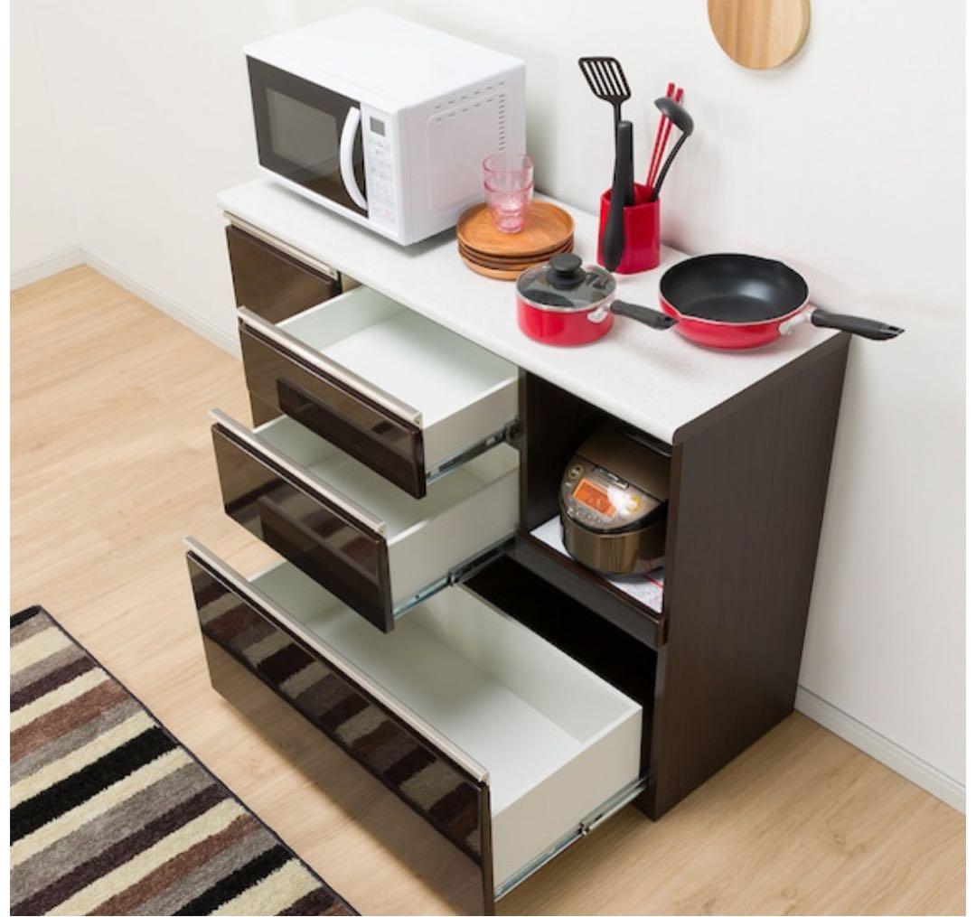 値下げ中です⭐︎ ニトリ　キッチンカウンター(アルミナ2 120キッチンボード