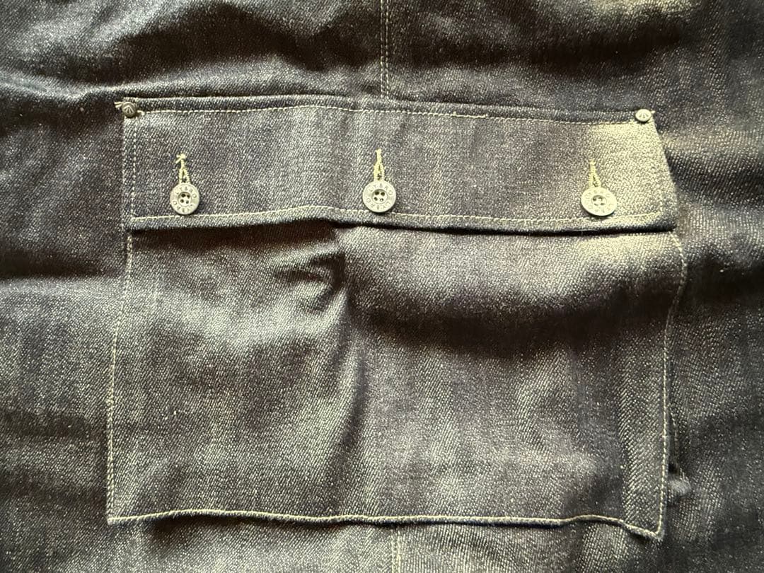 週末特価 Nigel Cabourn NAVAL DUNGAREE JP 48