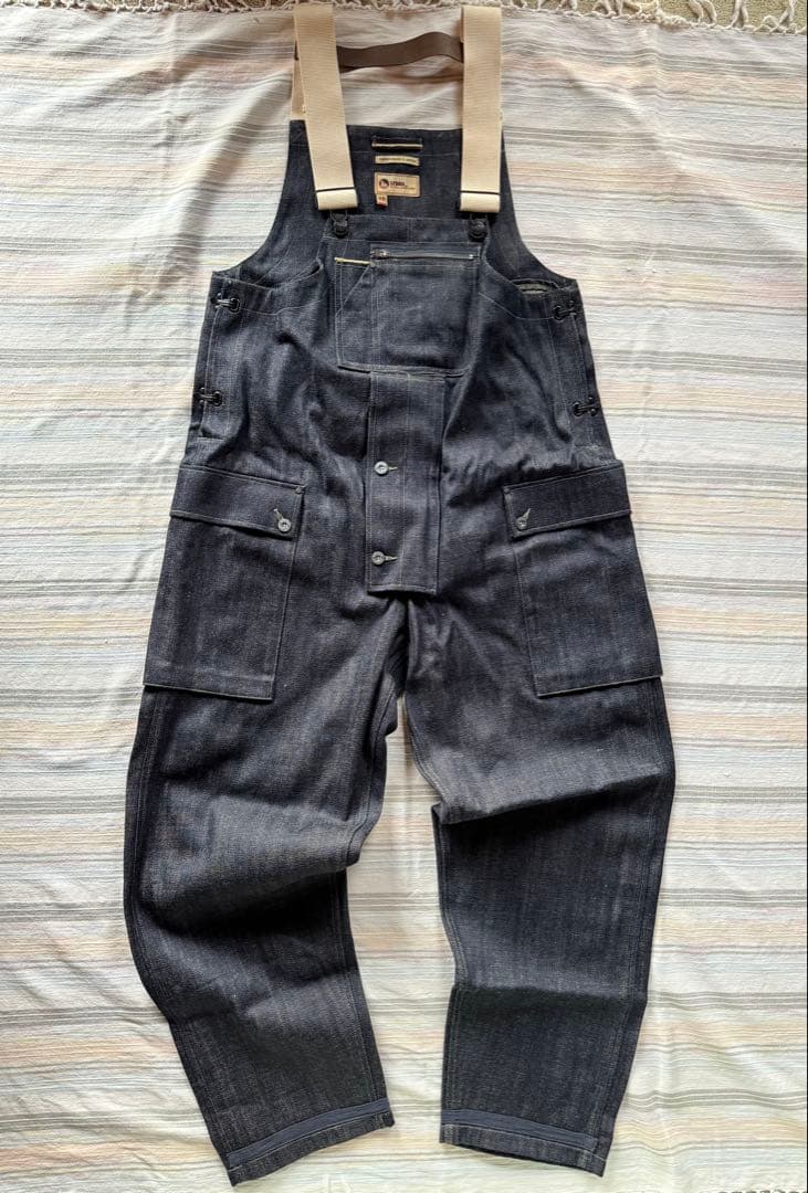 週末特価 Nigel Cabourn NAVAL DUNGAREE JP 48