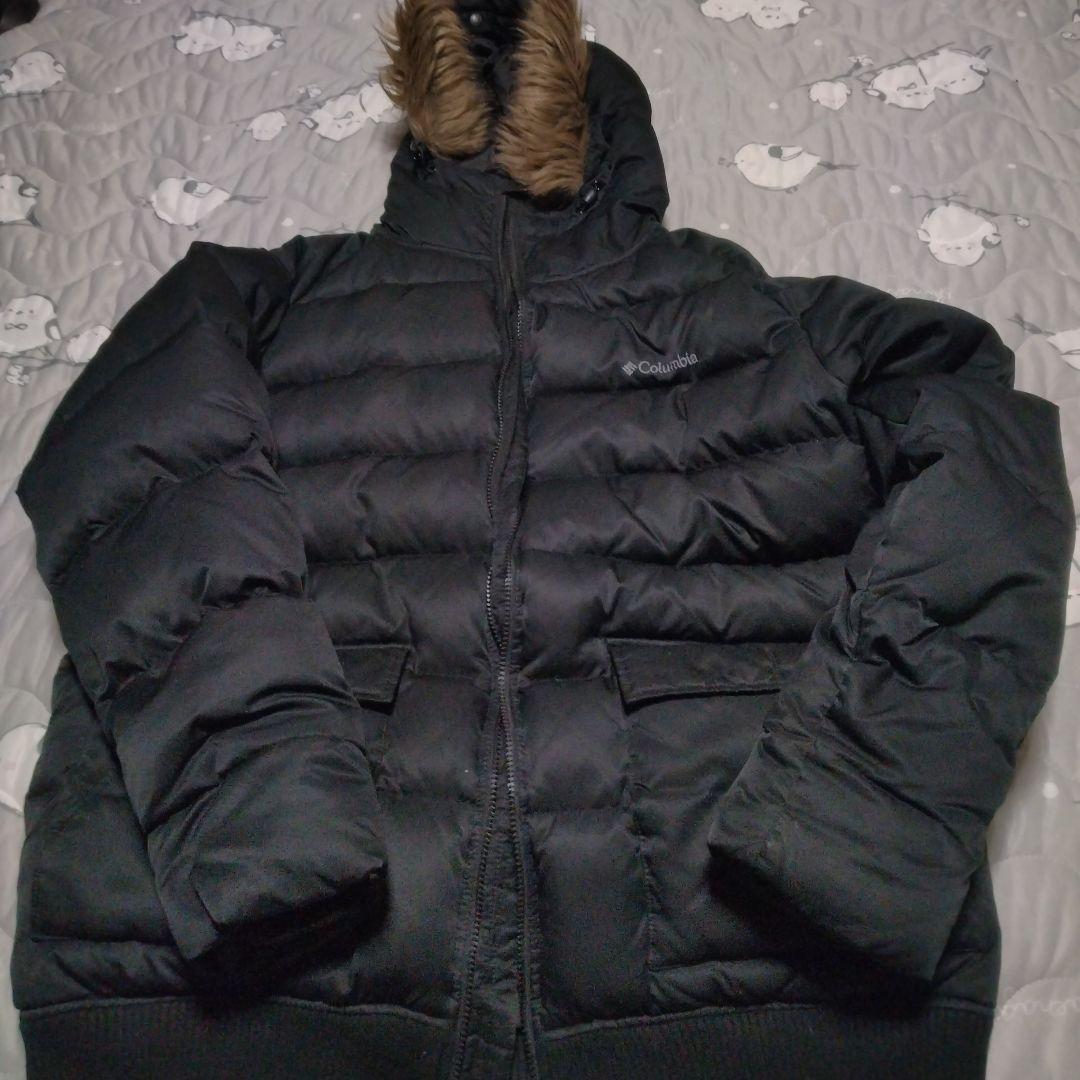 Columbia ブラック ダウンジャケット XL