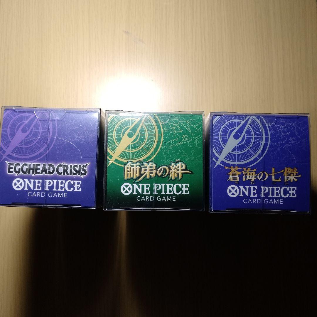 ワンピース【新品未開封テープ、ローダー付き】エッグヘッド　師弟の絆　蒼海の七傑