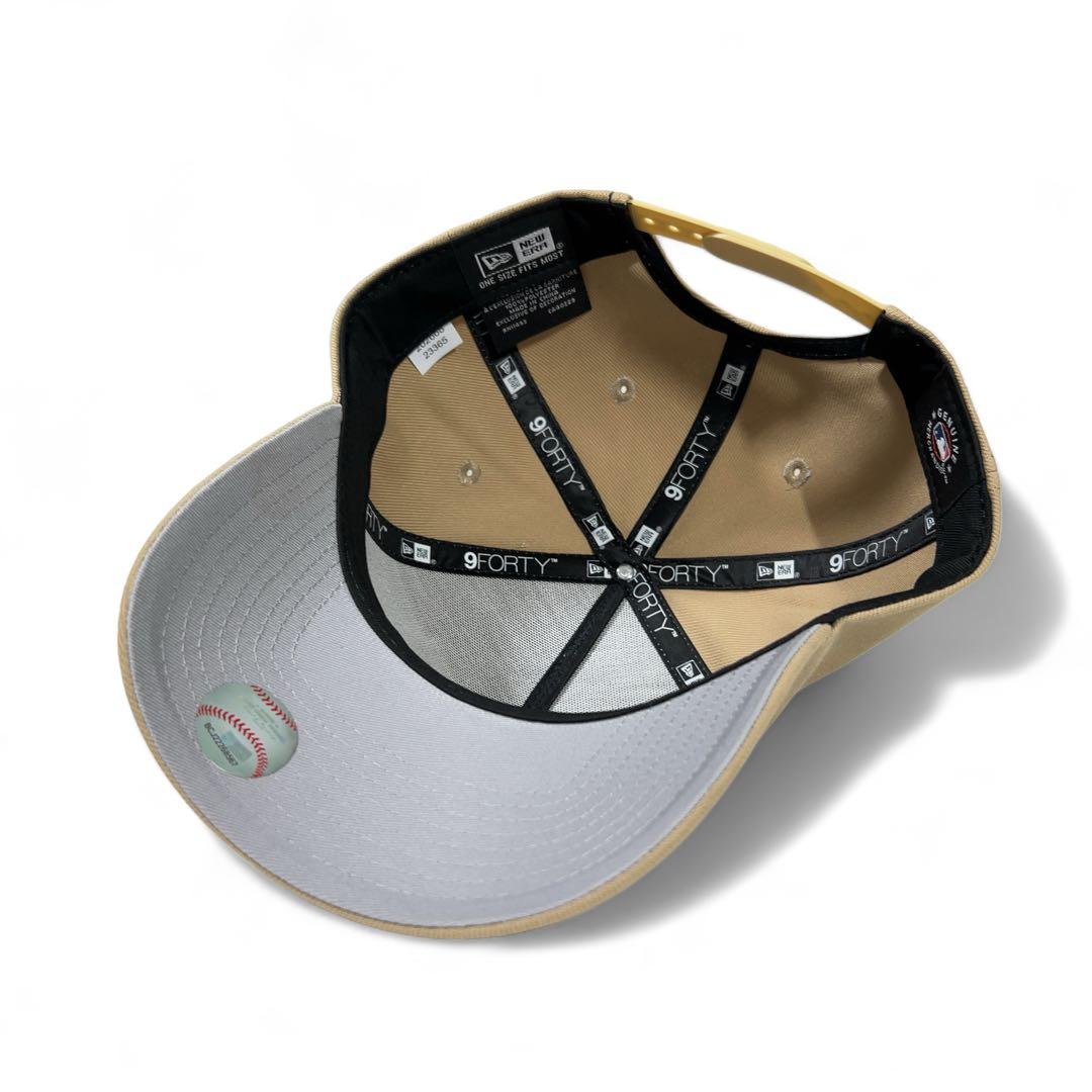 NEW ERA 9FORTY ドジャース Upside Down 反転ロゴ BG