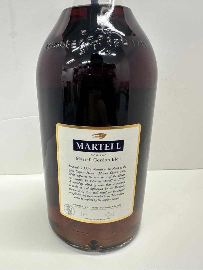 【未開封】マーテル コルドンブルー エクストラオールド コニャック 1L 40%