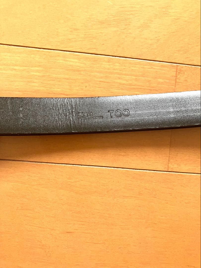 s*認様 TOGA l leather narrow belt