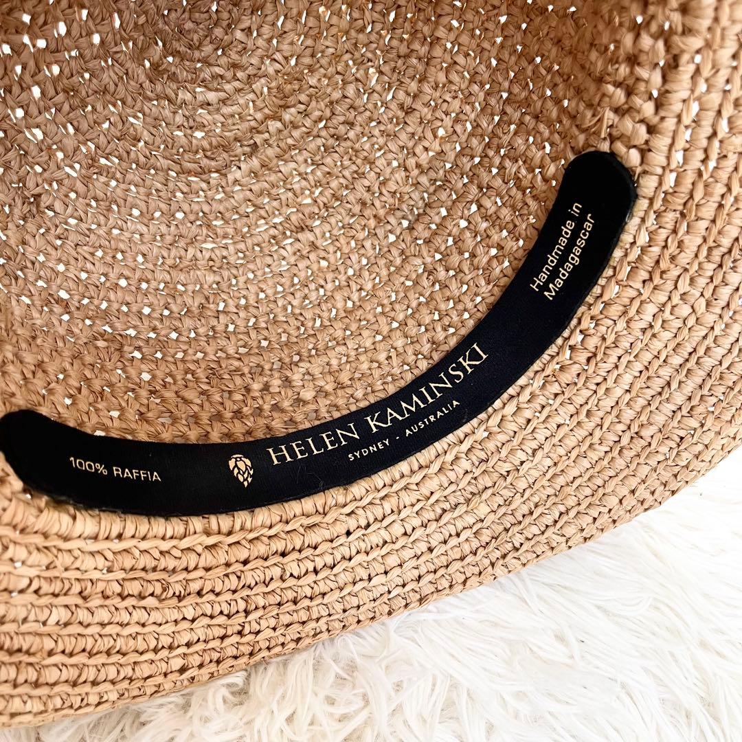 ヘレンカミンスキー　ラフィア　ハット　プロバンス8