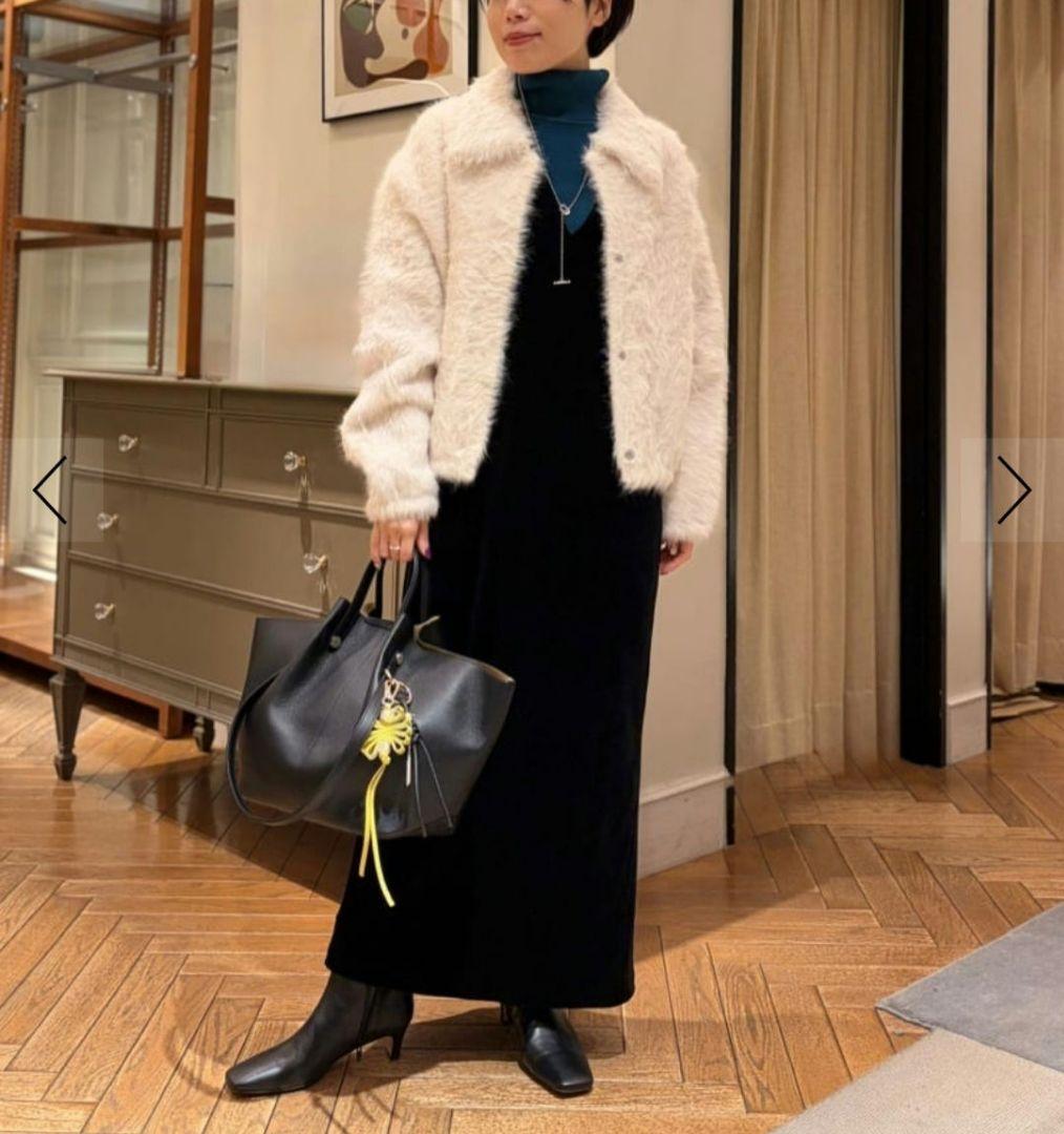 25AW Ballsey フェザーヤーンステンカラーカーディガン　新品未使用