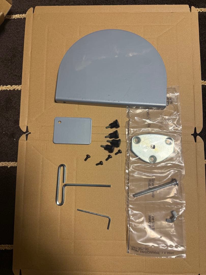 Ergotron LX DeskMount LCDArm シルバーモニターアーム