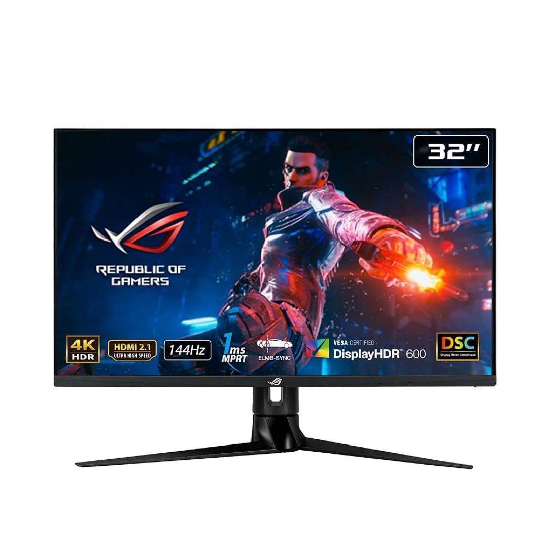 ASUS ゲーミングモニター ROG PG32UQ 32インチ 4K 144Hz