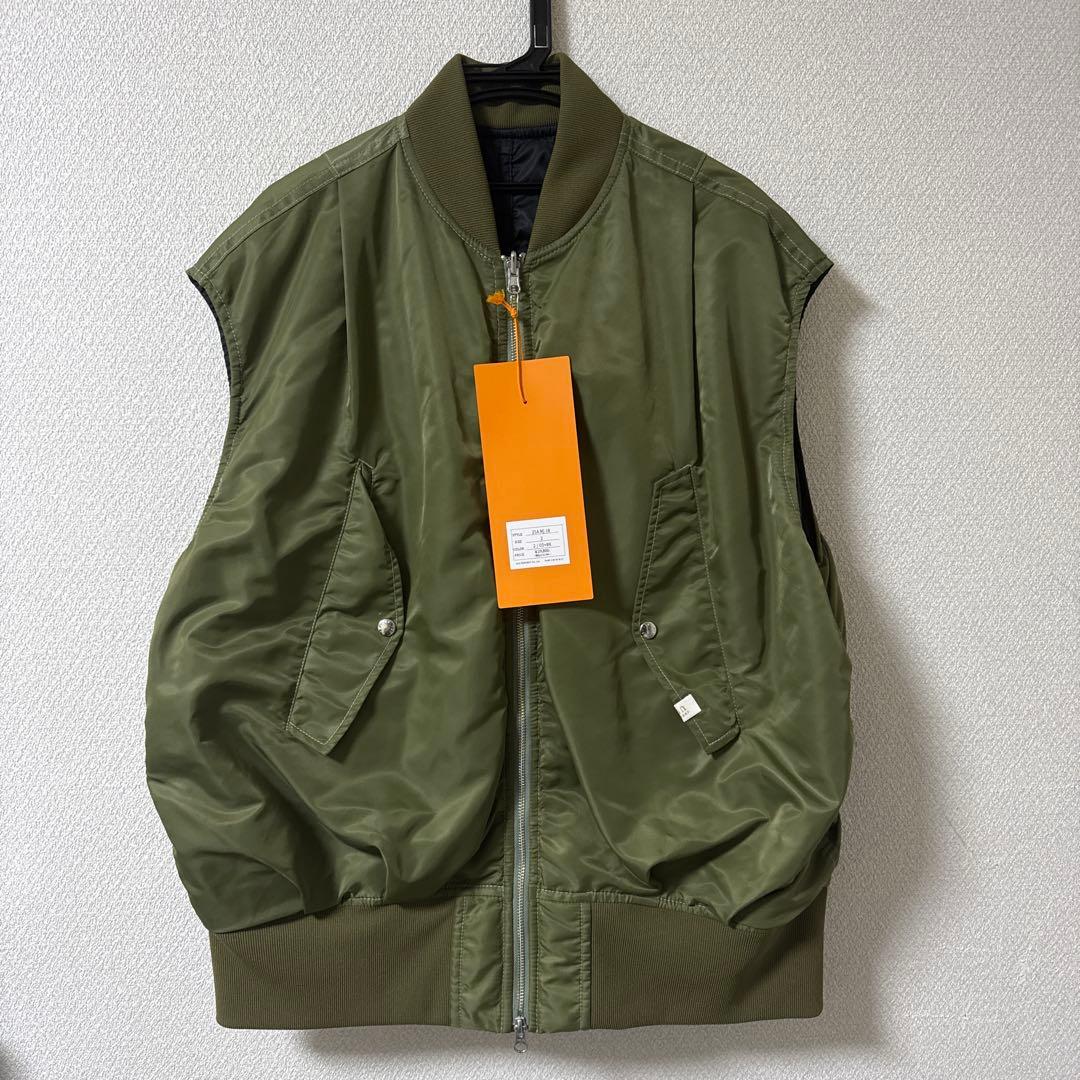 お得❗️⭐︎ 1%SHUHIE OGAWA ⭐︎新品⭐︎2way Maー1ベスト