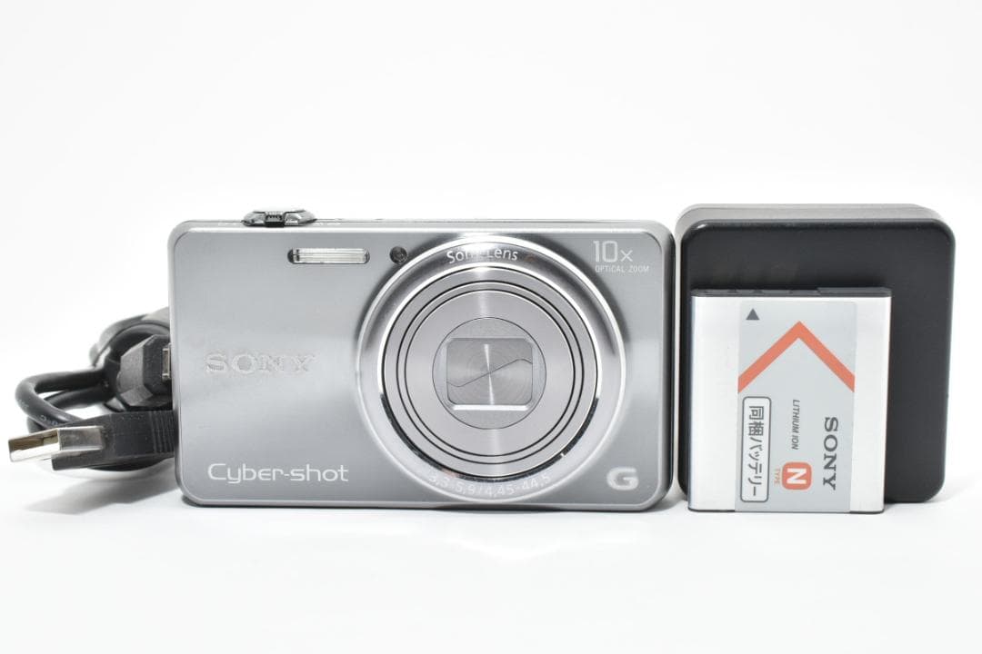 【美品】SONY Cyber-shot DSC-WX100 シルバー　動作確認済