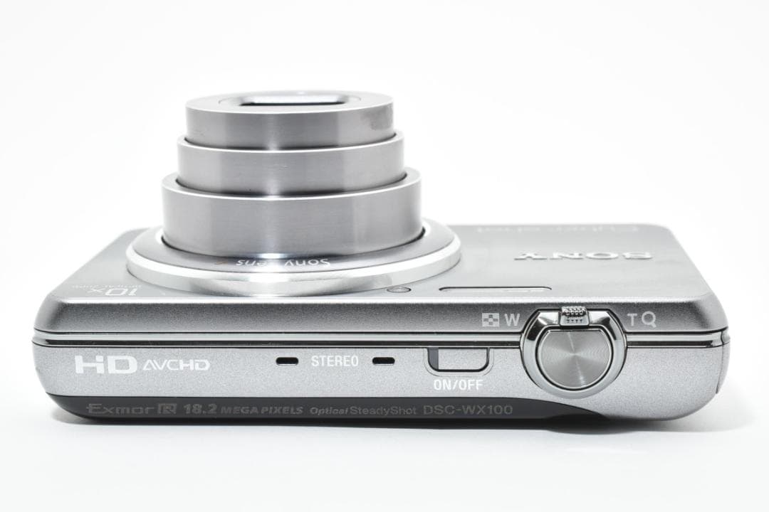 【美品】SONY Cyber-shot DSC-WX100 シルバー　動作確認済