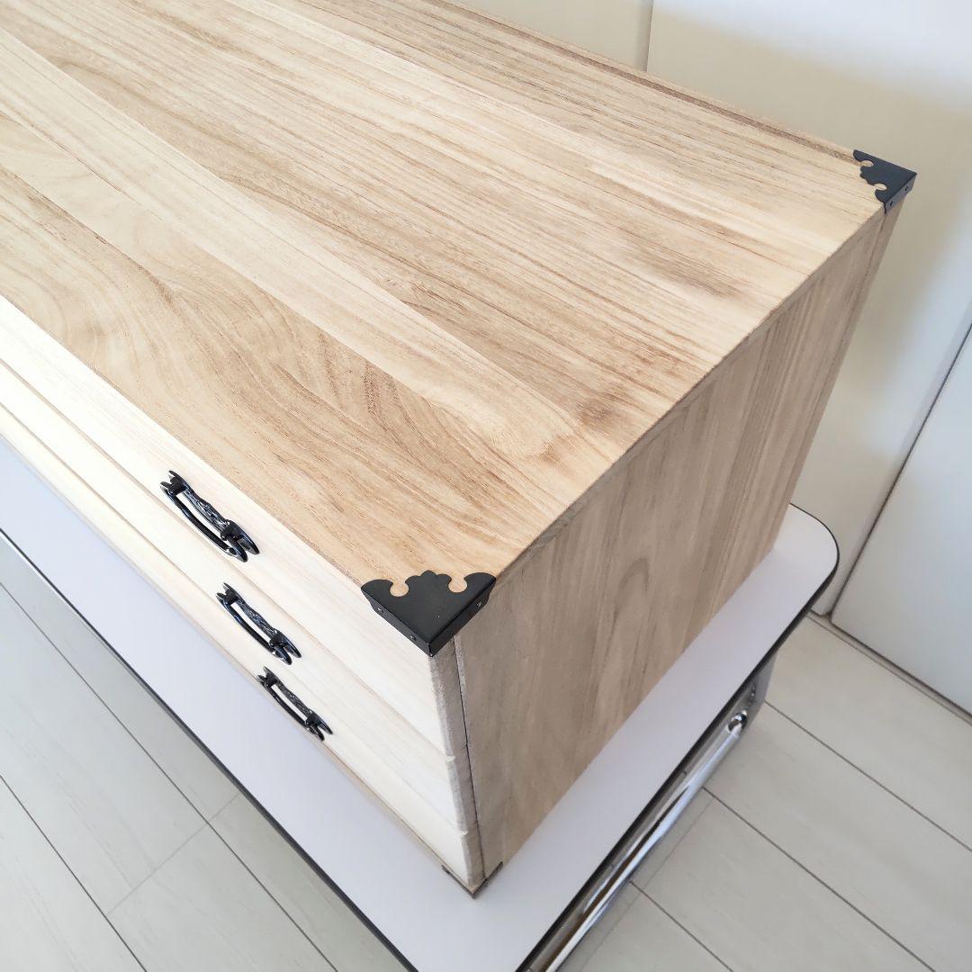 レトロ　桐箪笥　和 チェスト　引出し収納　キャビネット　和装 着物　タンス　希少