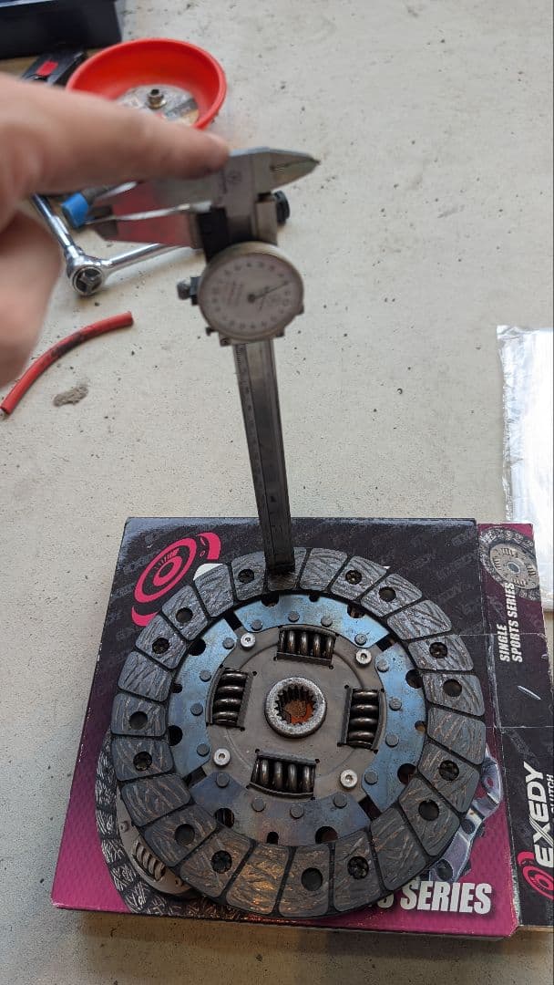 EXEDY ウルトラファイバー クラッチディスク JA11後期用 400km使用