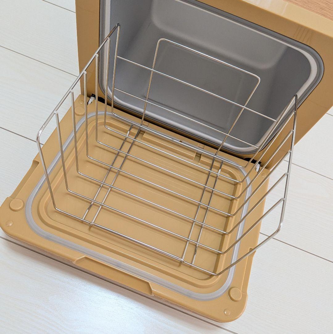 【極美品】タオルウォーマー C-080 前開き 8L 小型 ホットキャビ 木目調