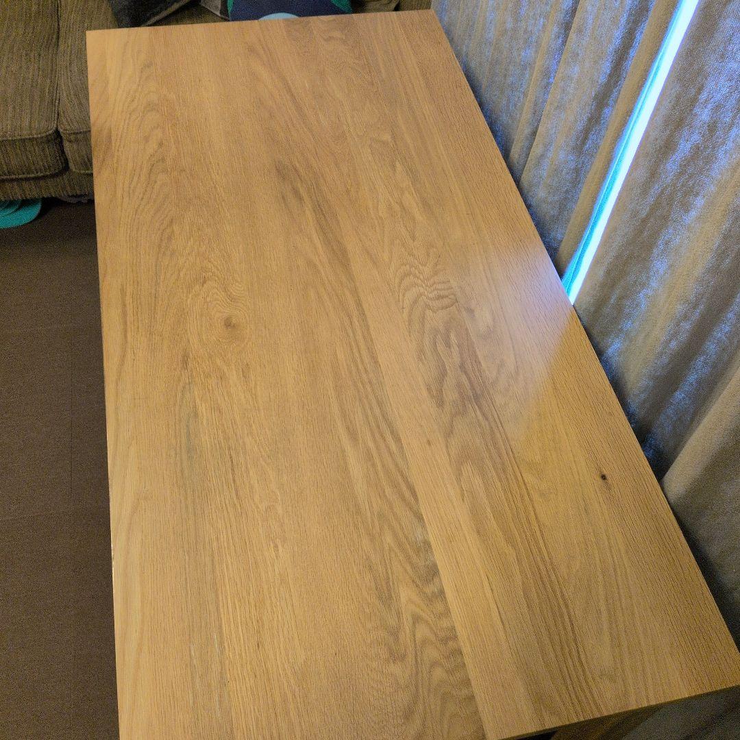 無印　木製デスク　オーク材