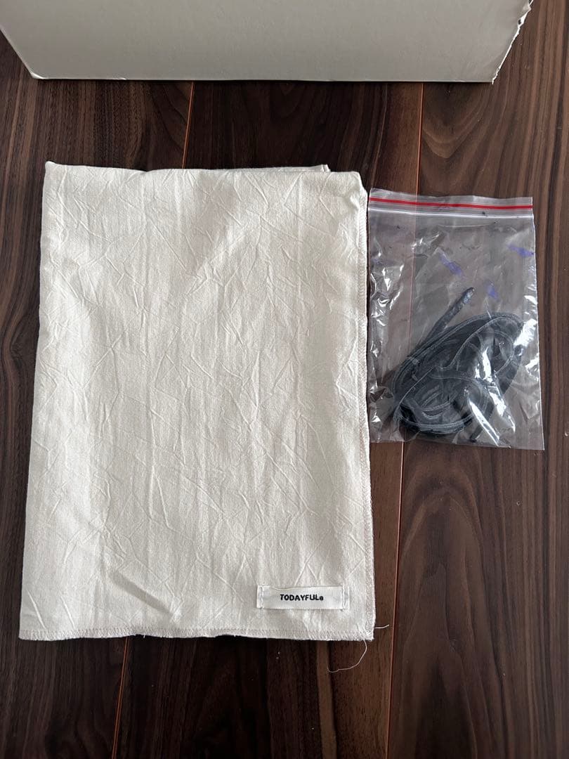 TODAYFUL レザーモカシンシューズ　BLK 靴　トゥデイフル