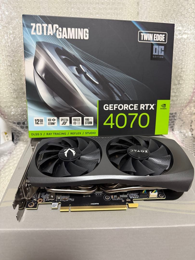 グラフィックボード・グラボ・ビデオカード ZOTAC GeForce RTX 4070 12GB