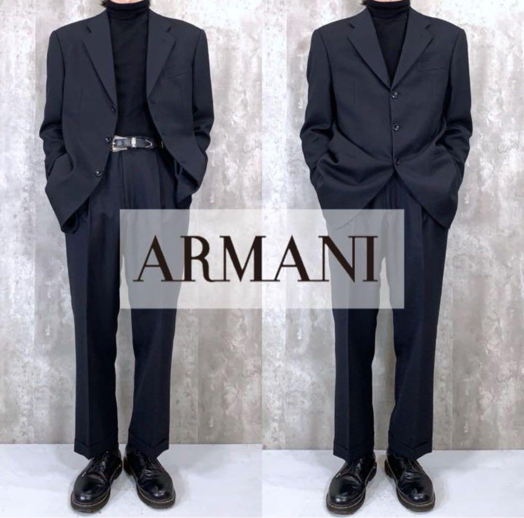 美品 90's アルマーニコレツィオーニ セットアップ イタリア製 秋冬