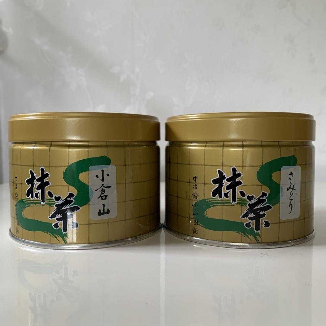 【抹茶 山政小山園】 小倉山 150g + さみどり 150g 京都 宇治