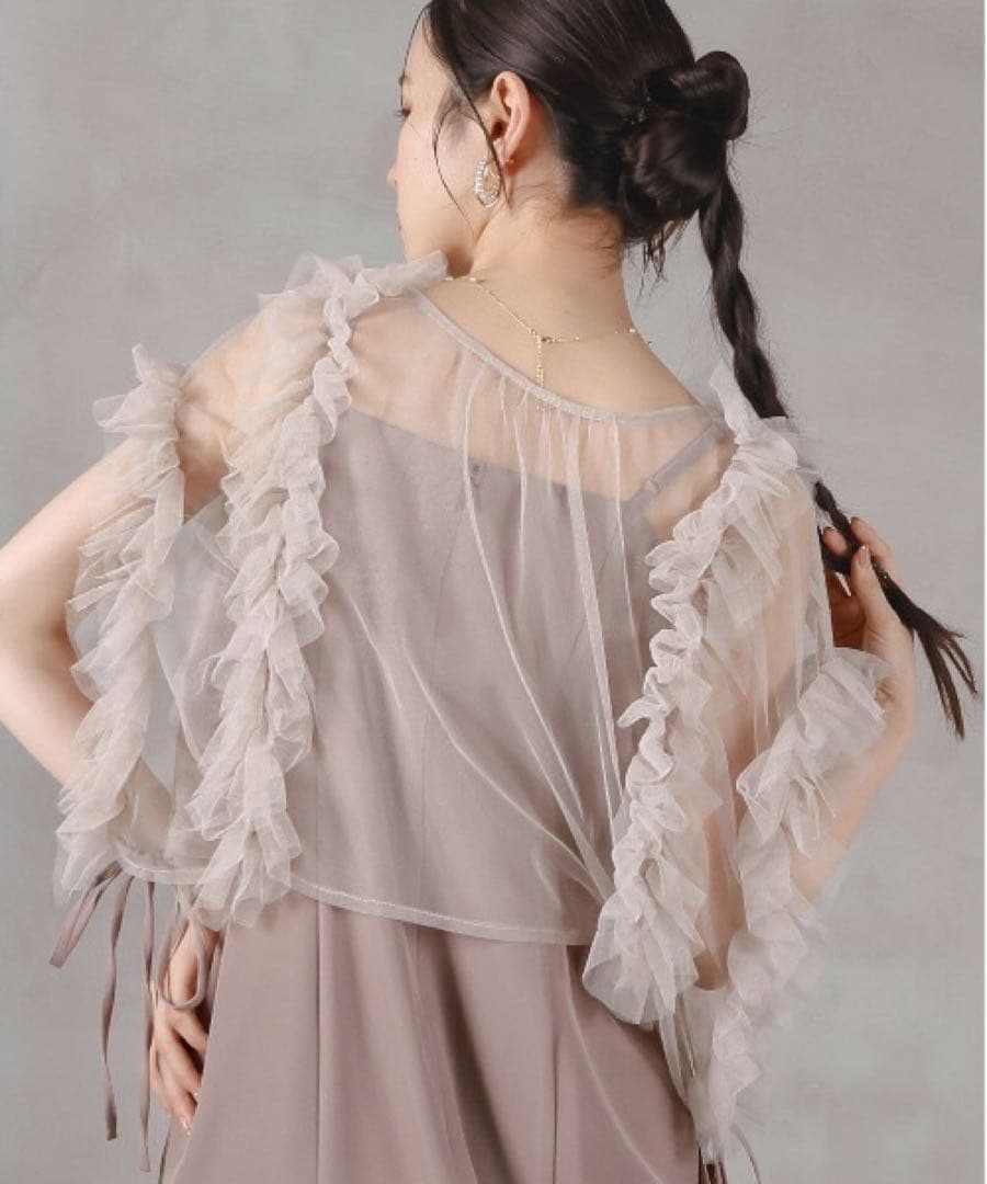 イ★新品タグ付き★et.UNiVER Frill bigshiape setup