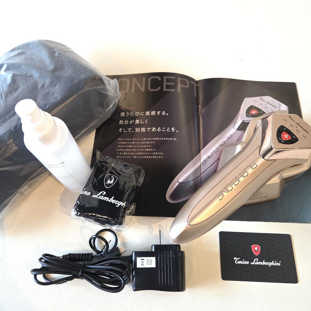 トニーノ・ランボルギーニ 美顔器 ALPHA ONEセット【一回使用のみの美品】