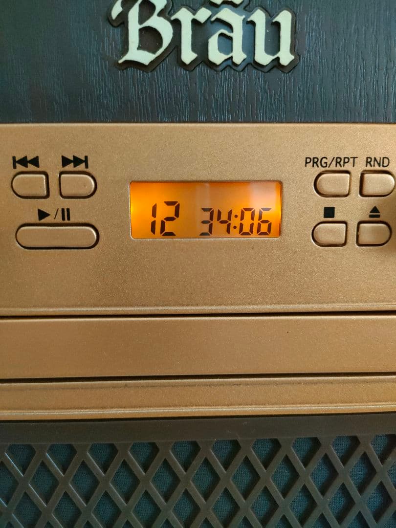 レトロ調 ジュークボックス型 CDプレーヤー ／箱・取説あり／動作確認済