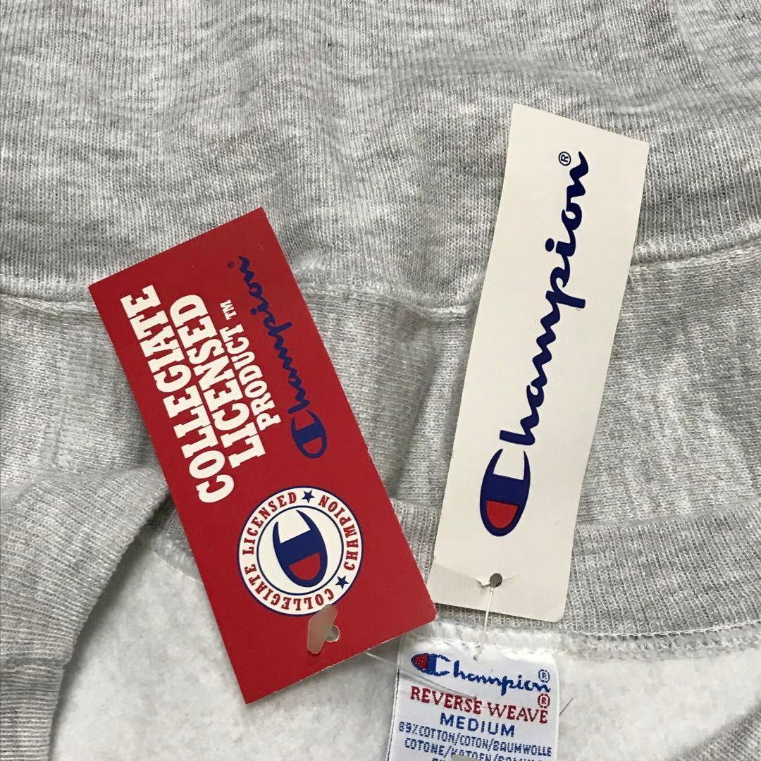 デッドストック　90s チャンピオン×リバースウィーブ　トレーナー　5段プリント
