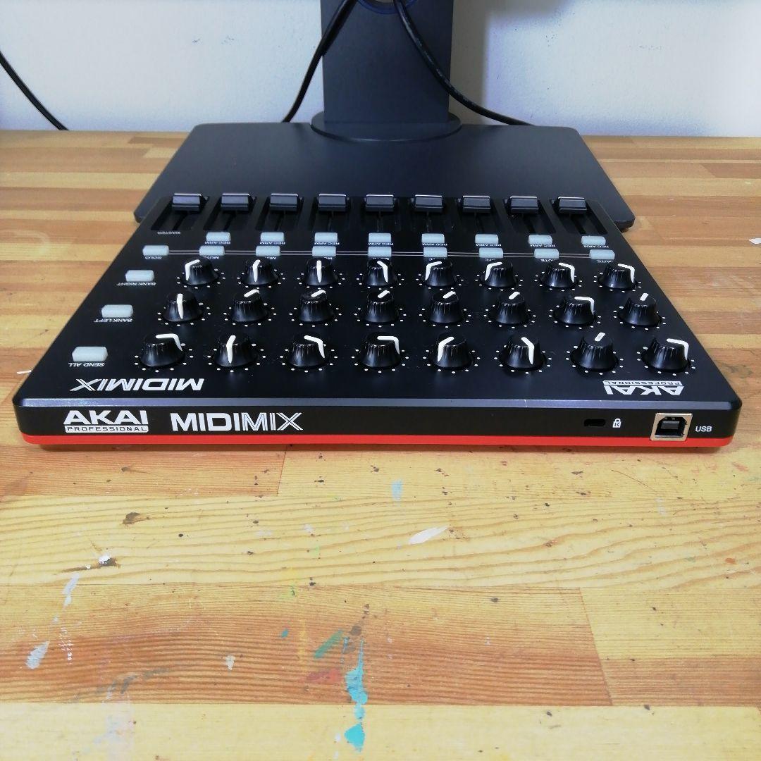 動作確認済 AKAI MIDIMIX MIDIコントローラー アカイ 付属品あり
