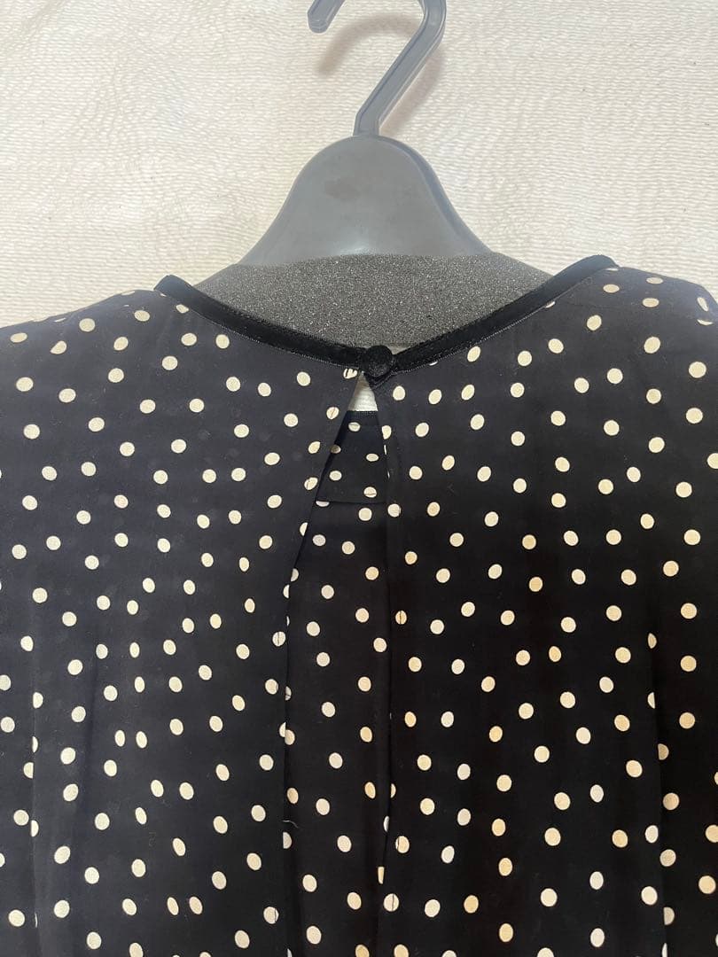 SINMEドット柄マキシワンピース