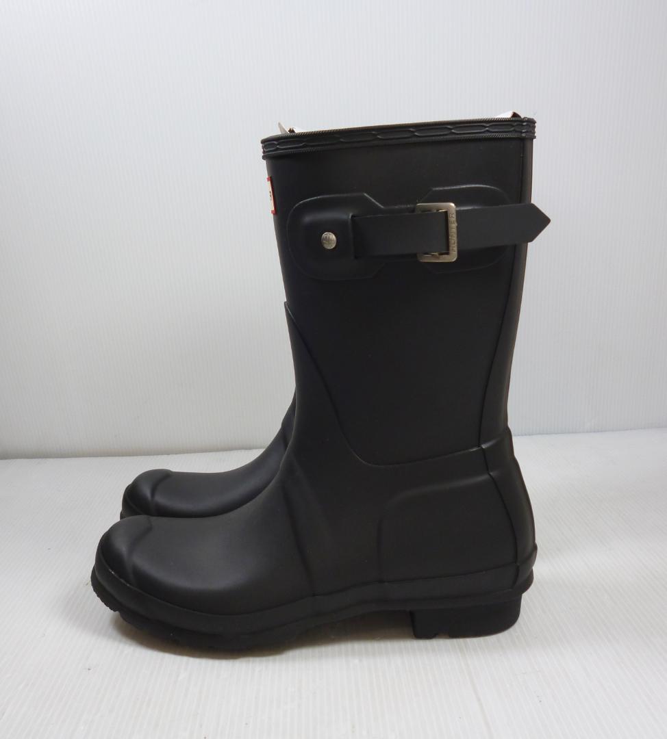 HUNTER ハンター オリジナル ショート レインブーツ 24.0 cm 長靴