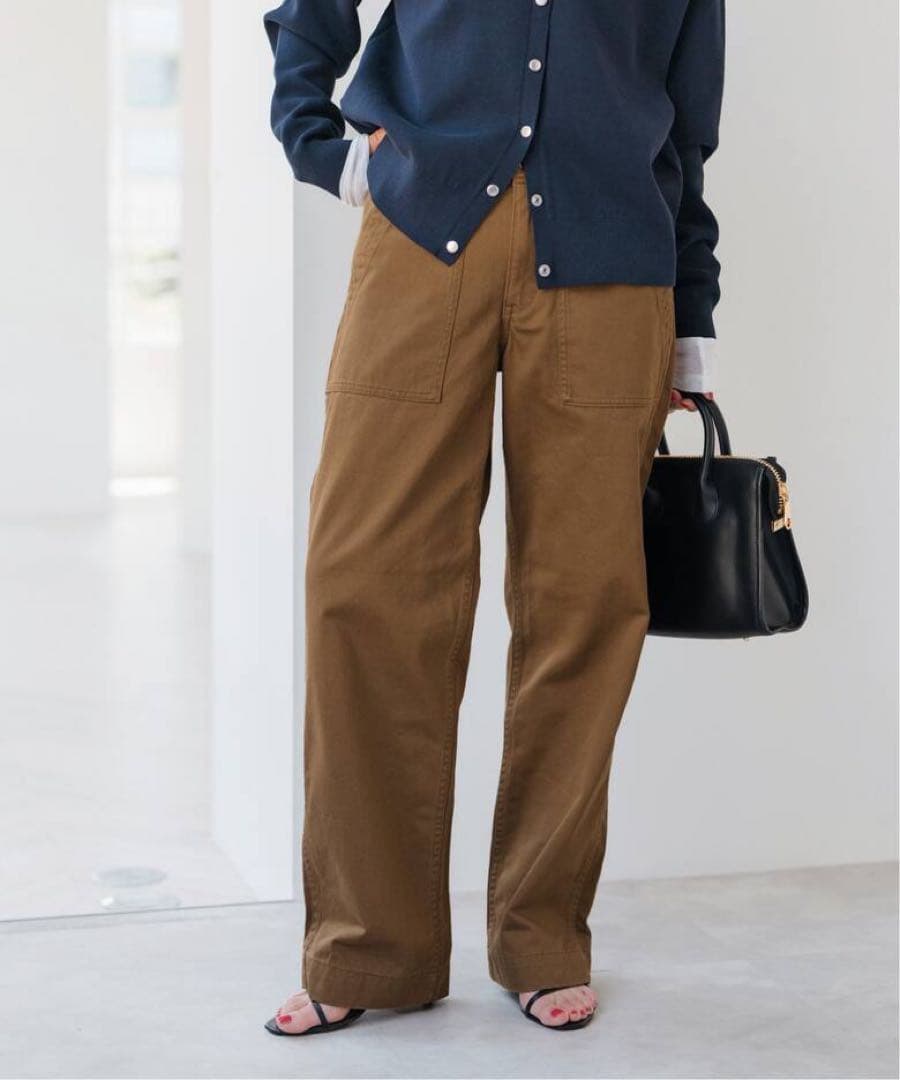 未使用タグ＊Spick & Span ルーズベイカーパンツ キャメル 36