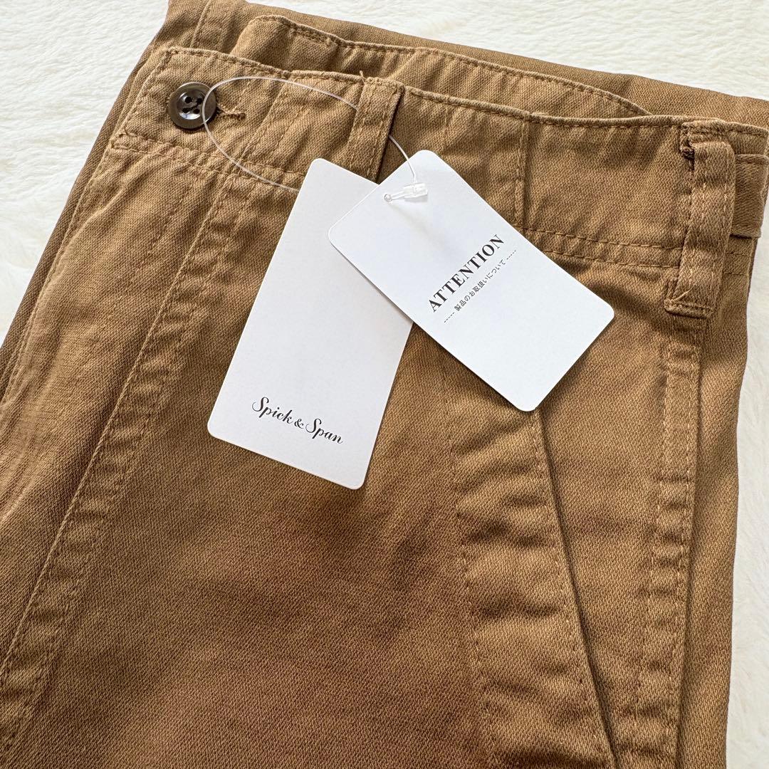 未使用タグ＊Spick & Span ルーズベイカーパンツ キャメル 36
