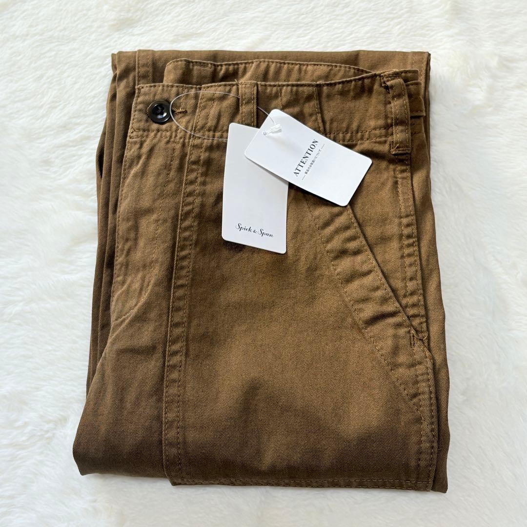 未使用タグ＊Spick & Span ルーズベイカーパンツ キャメル 36