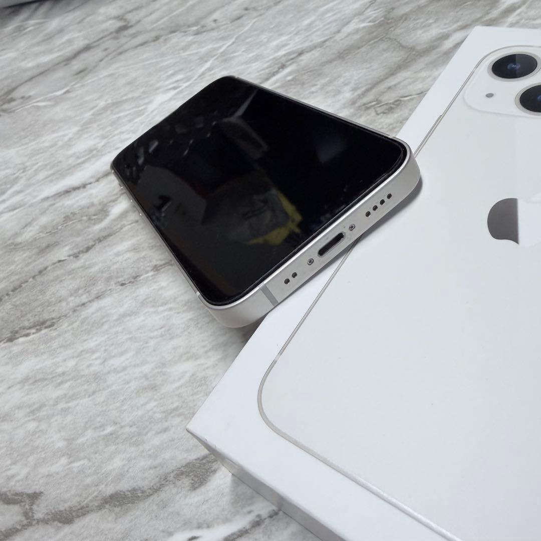 バッテリー98% iPhone13 mini 256GB ホワイト SIMフリー