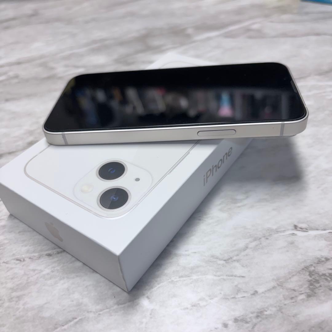 バッテリー98% iPhone13 mini 256GB ホワイト SIMフリー