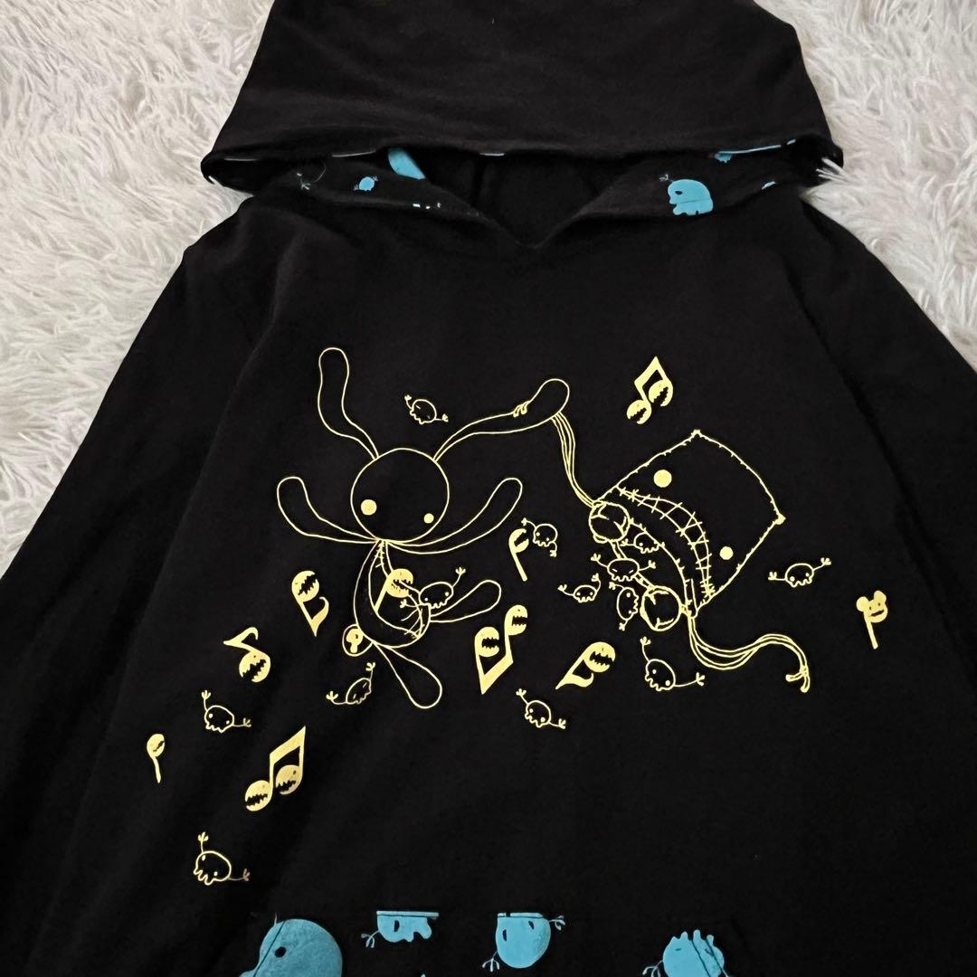 ✨希少デザイン✨PUTUMAYO♡フード付チュニック 長袖カットソー パーカー