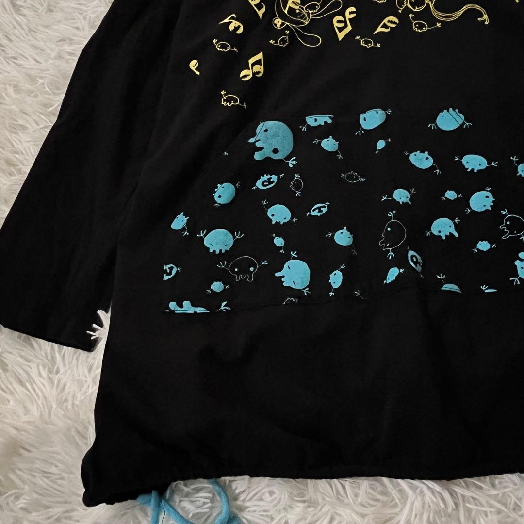 ✨希少デザイン✨PUTUMAYO♡フード付チュニック 長袖カットソー パーカー