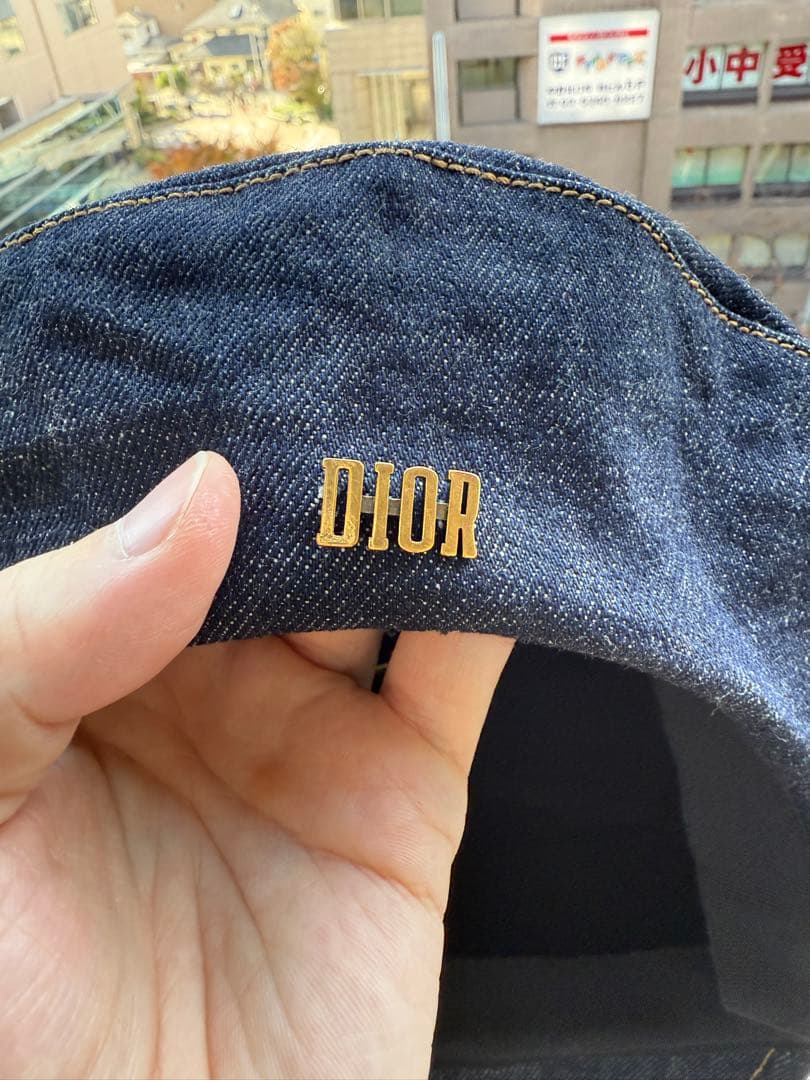 希少 美品　♡ Dior キャスケット　デニム　帽子　58サイズ