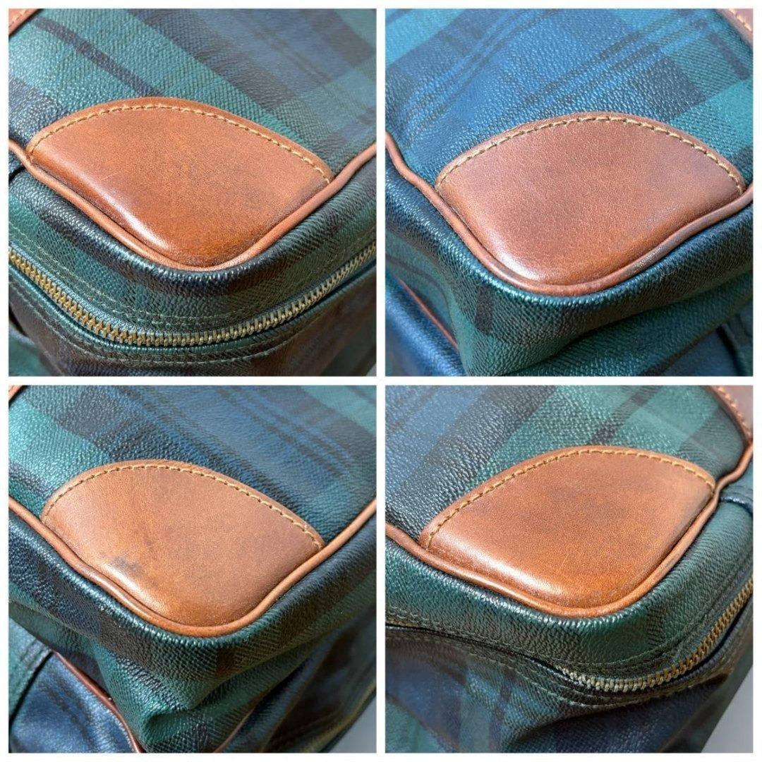 希少 90S POLO RALPH LAUREN トラベルバッグ PVC レザー