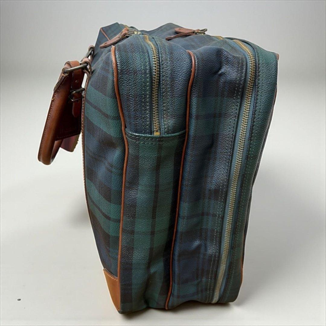 希少 90S POLO RALPH LAUREN トラベルバッグ PVC レザー