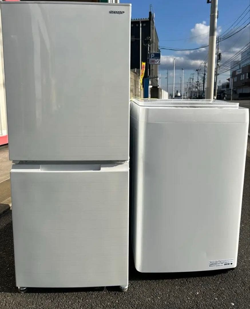 福岡市配送設置無料　152L冷蔵庫、洗濯機セット