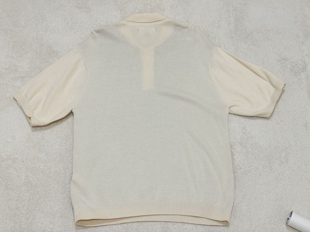 Supreme plaid knit 半袖ポロ