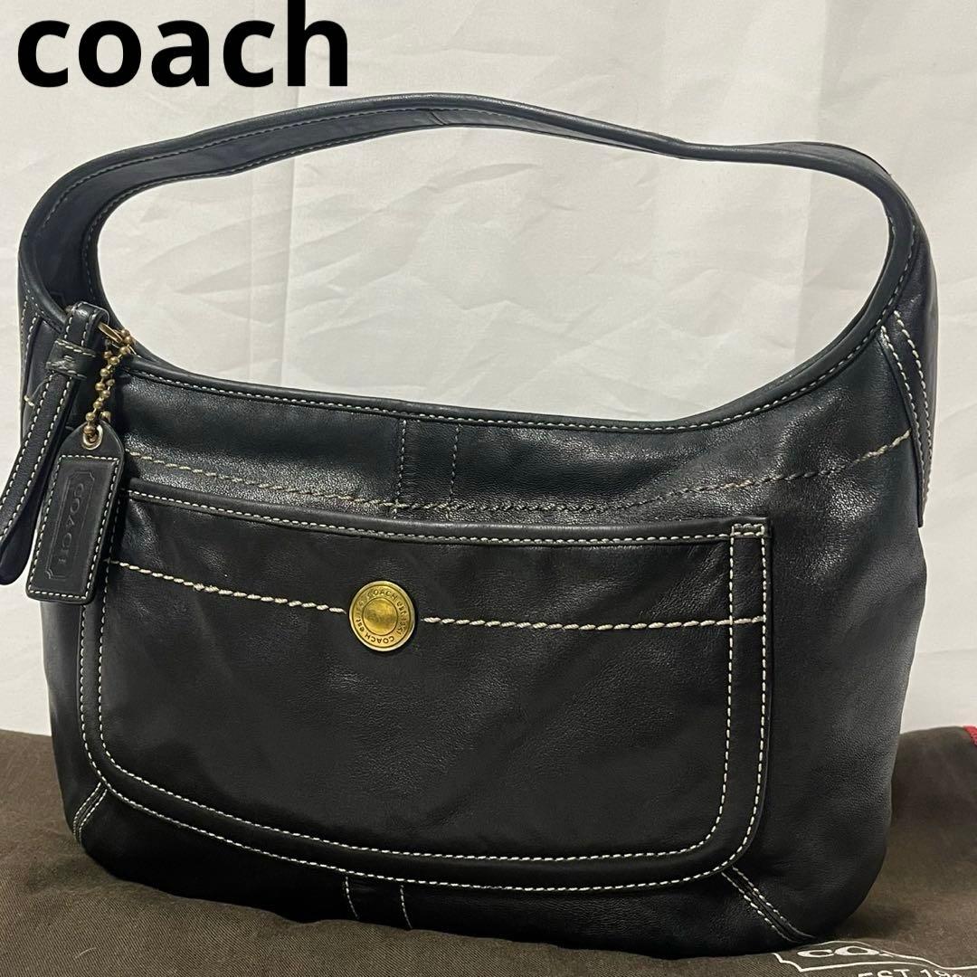 ✨極美品✨　coach ハンドバッグ　ミニバッグ　レザー　ブラック