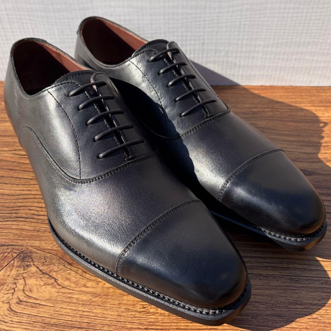 【展示品】ユニオンインペリアル ストレートチップ US8.5 ブラック 内羽根