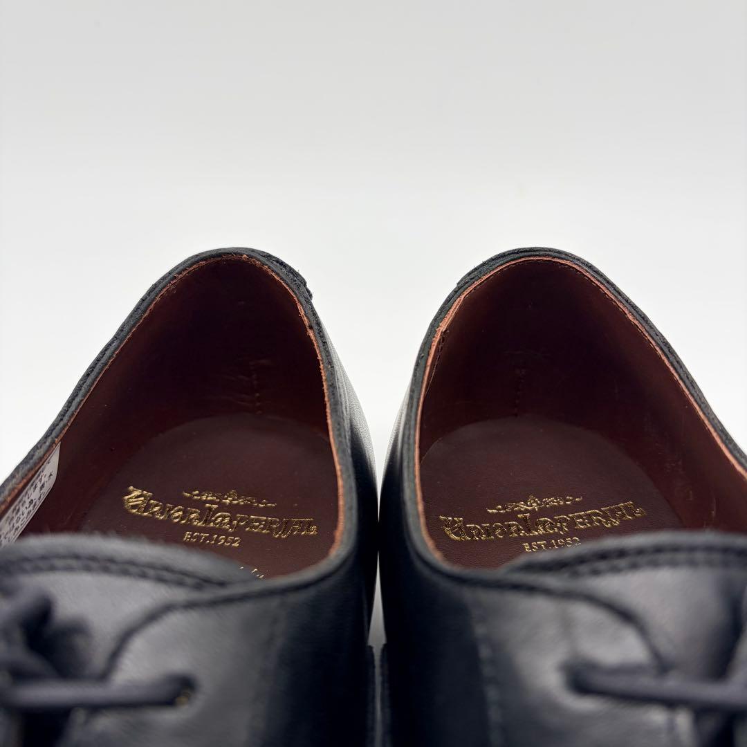 【展示品】ユニオンインペリアル ストレートチップ US8.5 ブラック 内羽根