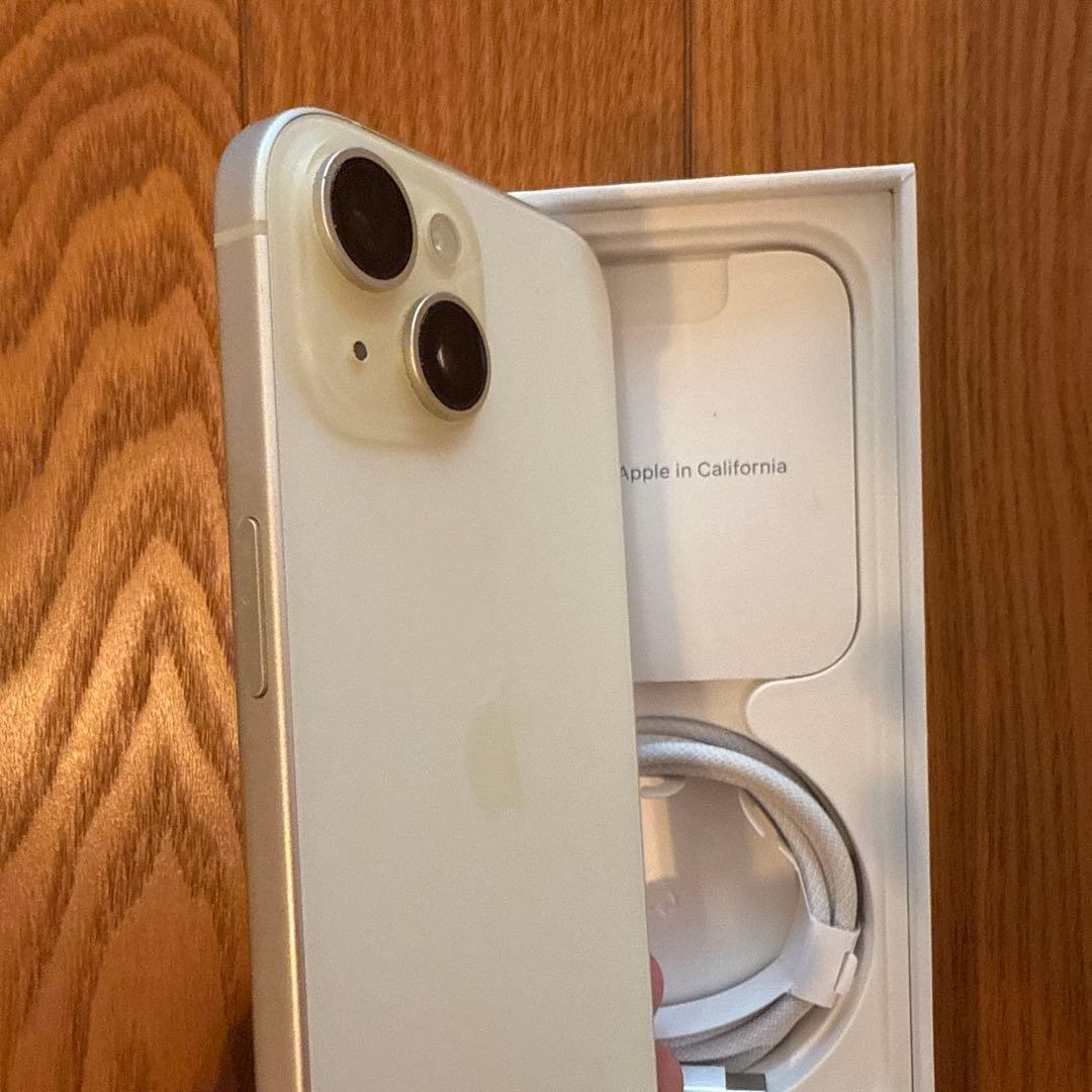 Apple iPhone 15イエロー 256GB本体 simフリー箱ケーブル付